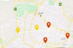 🌫وضعیت آلودگی هوا در مناطق مختلف شهر تبریز