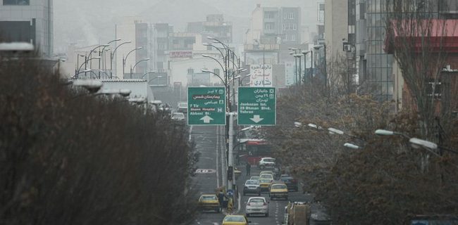 آلودگی هوای تبریز همچنان ادامه دارد
