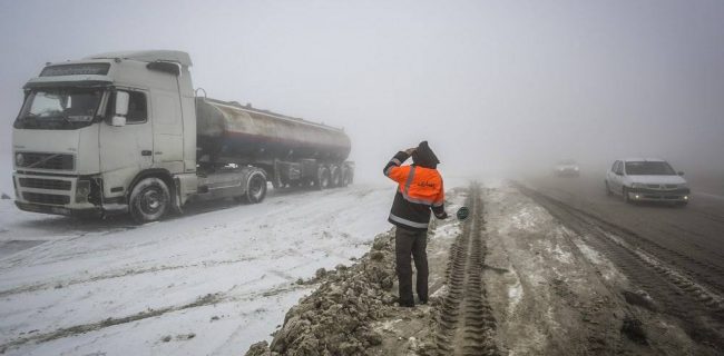 🔸ممنوعیت صدور بارنامه برای کامیون‌ها تا ۴۸ ساعت/بارش برف تا ۴۰ سانتی متر در محور‌های برف گیر