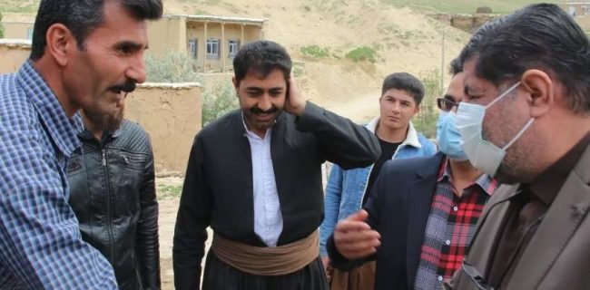 بازدید فرماندار تکاب از روستاهای محور کرفتو